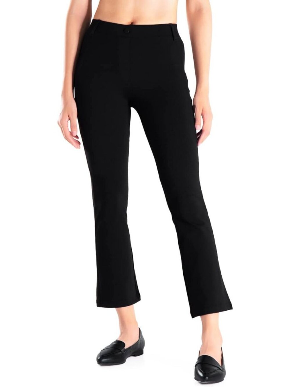 Cropped Kick Flare Yoga Dress Pants for Work - Stylish & Comfortable, 23"/26"/29